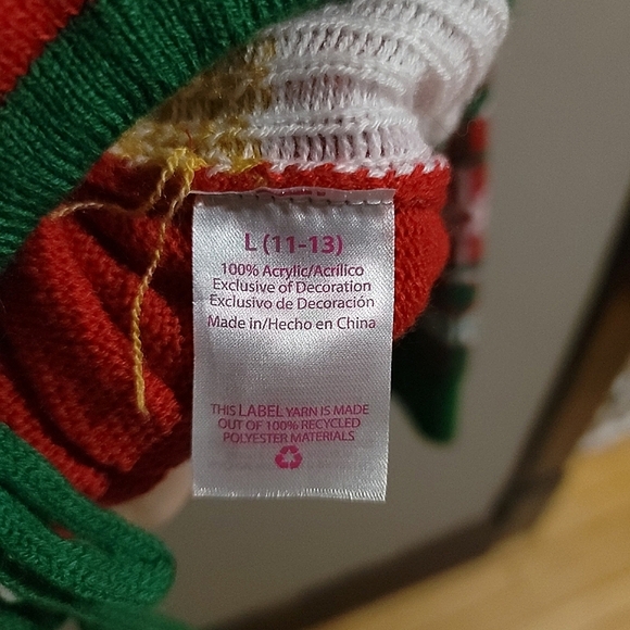 No Boundaries EUC "Santa Paws" Sequin Ugly Christmas Sweater - WOMEN'S MEDIUM - Picture 6 of 7